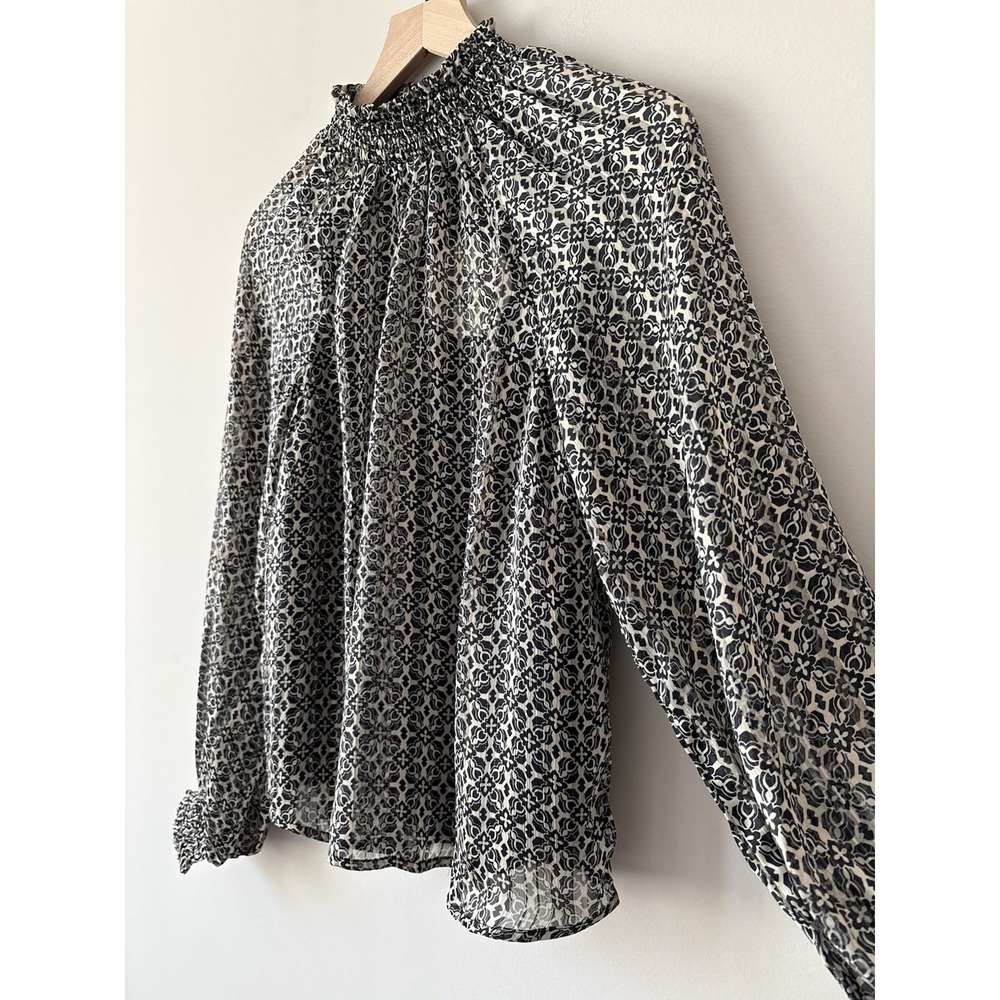 Lost + Wander Mira Mock Neck Top - M - Picture 9 of 11